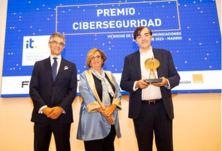 Ingeniero de telecomunicación Carlos Jiménez Suárez, premio Ciberseguridad